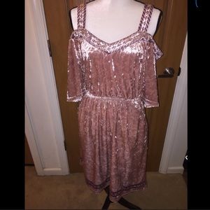 Lucky Brand velour dress